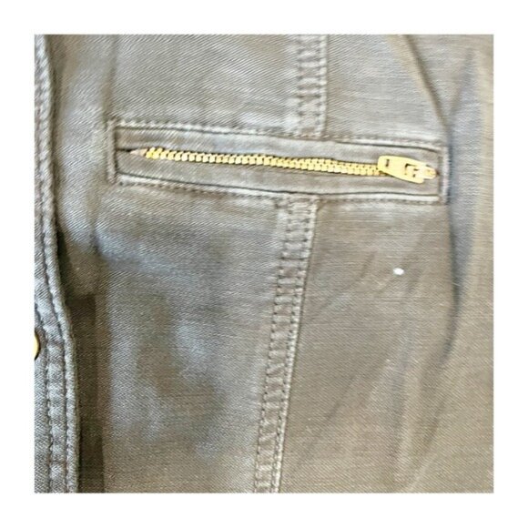 Pilcro “Lonnie” Utility Crop Jumpsuit by Pilcro • Cuffed Wide‑Leg - Size Large - Picture 4 of 11